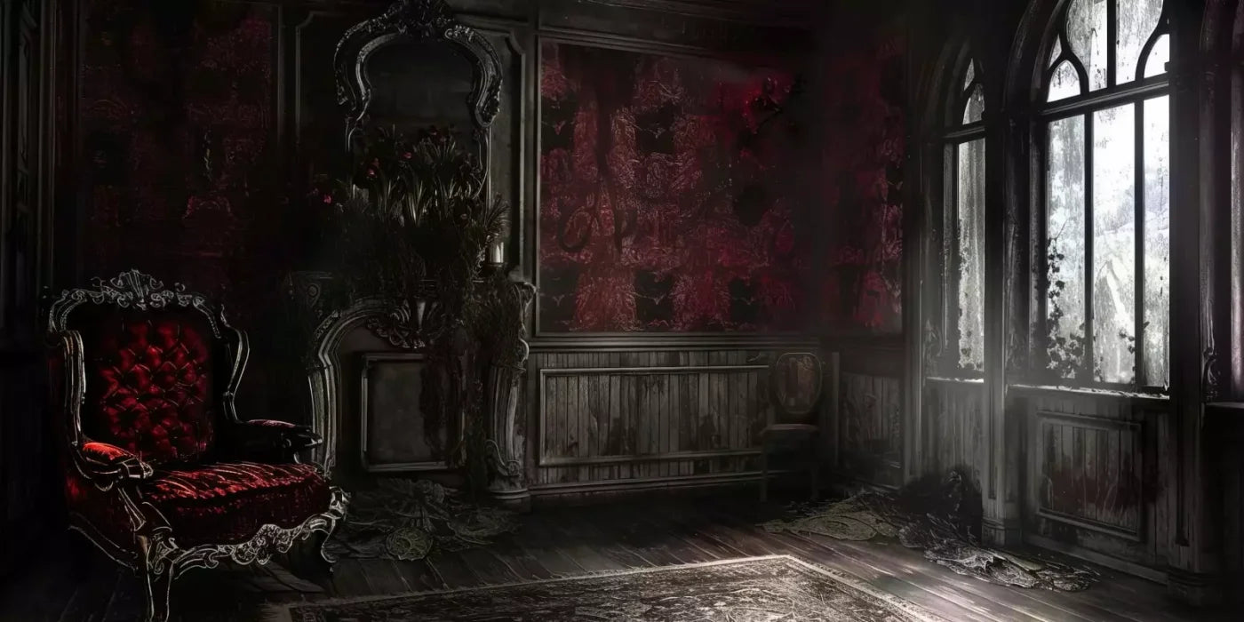 Red Room Weathered 20’X10’ Ultracloth (240 X 120 Inch) Backdrop