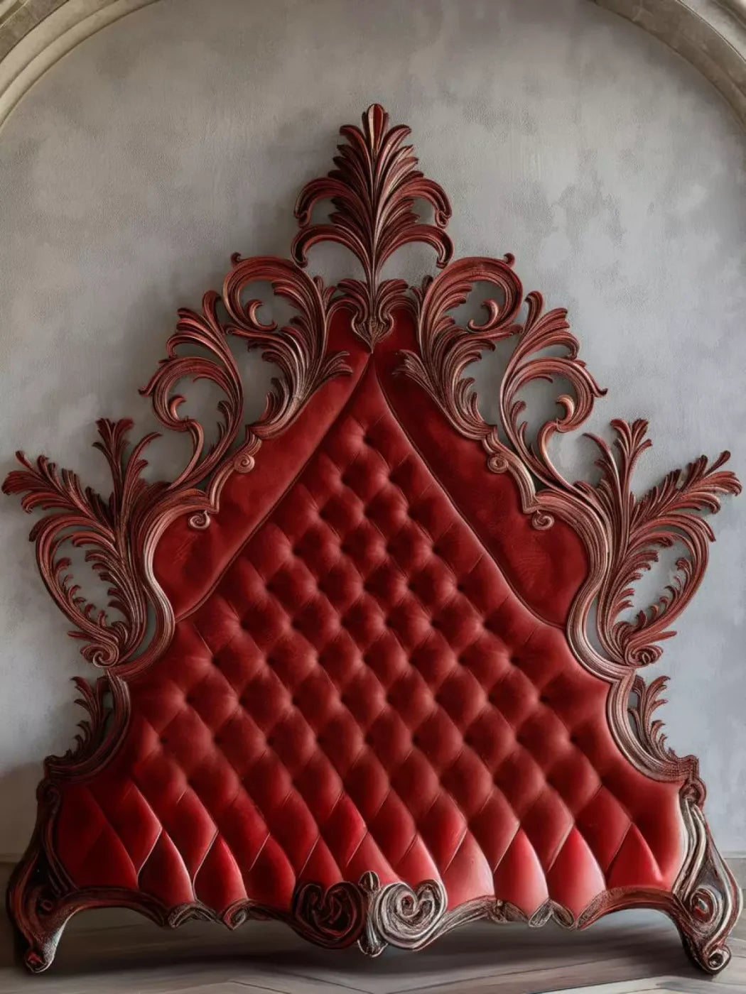Red Rose Bedroom Wall 6’X8’ Fleece (72 X 96 Inch) Backdrop