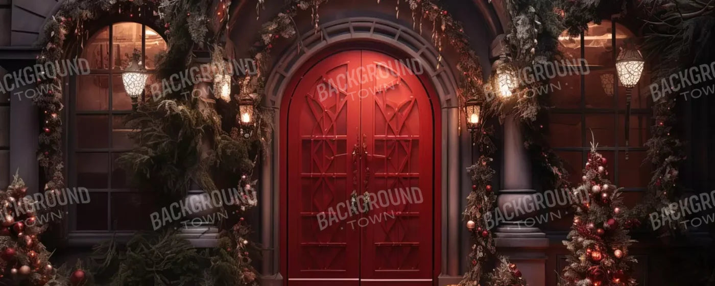 Red Velvet Christmas 20’X8’ Ultracloth (240 X 96 Inch) Backdrop