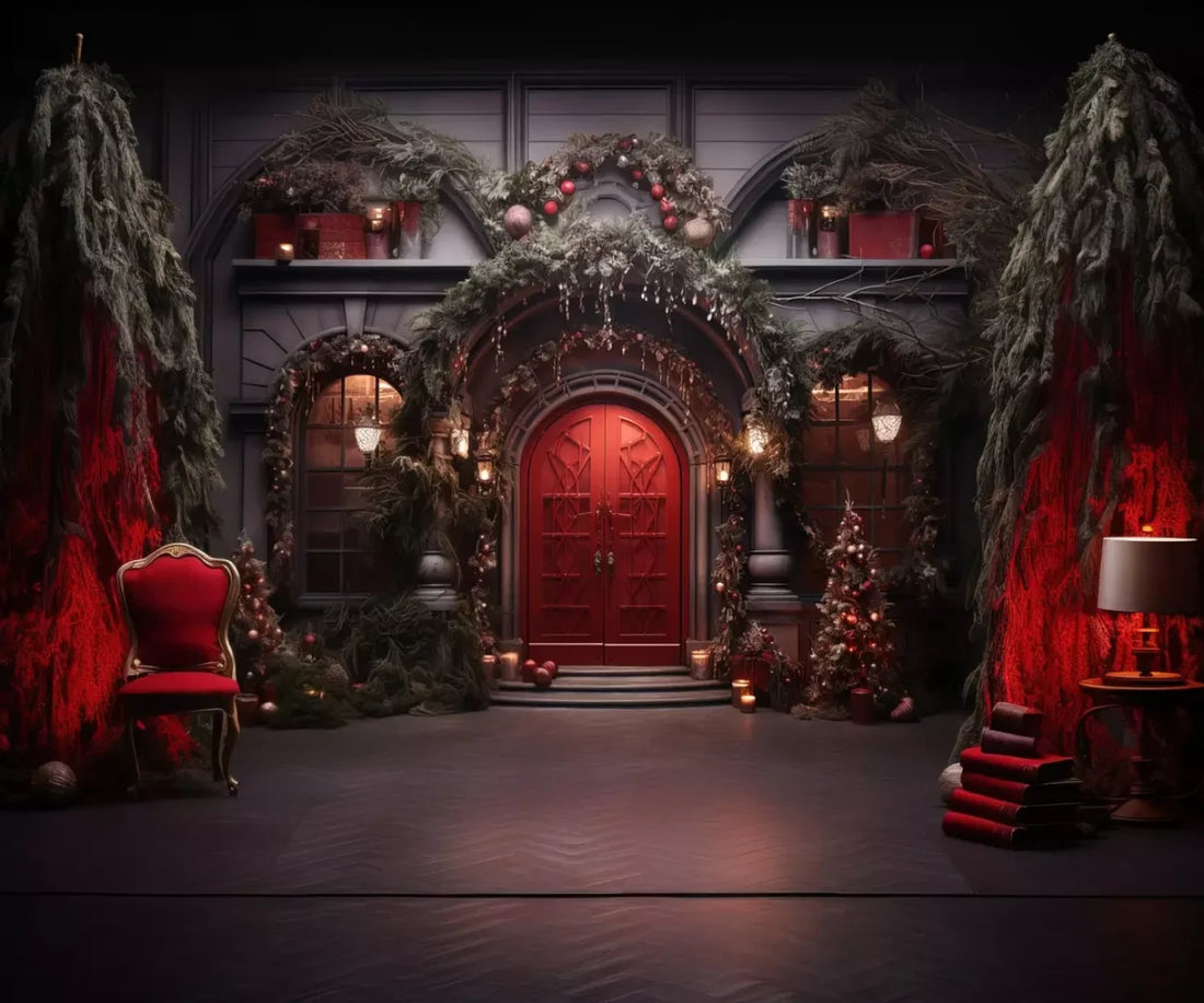 Red Velvet Christmas Ii 5’X4’2 Fleece (60 X 50 Inch) Backdrop