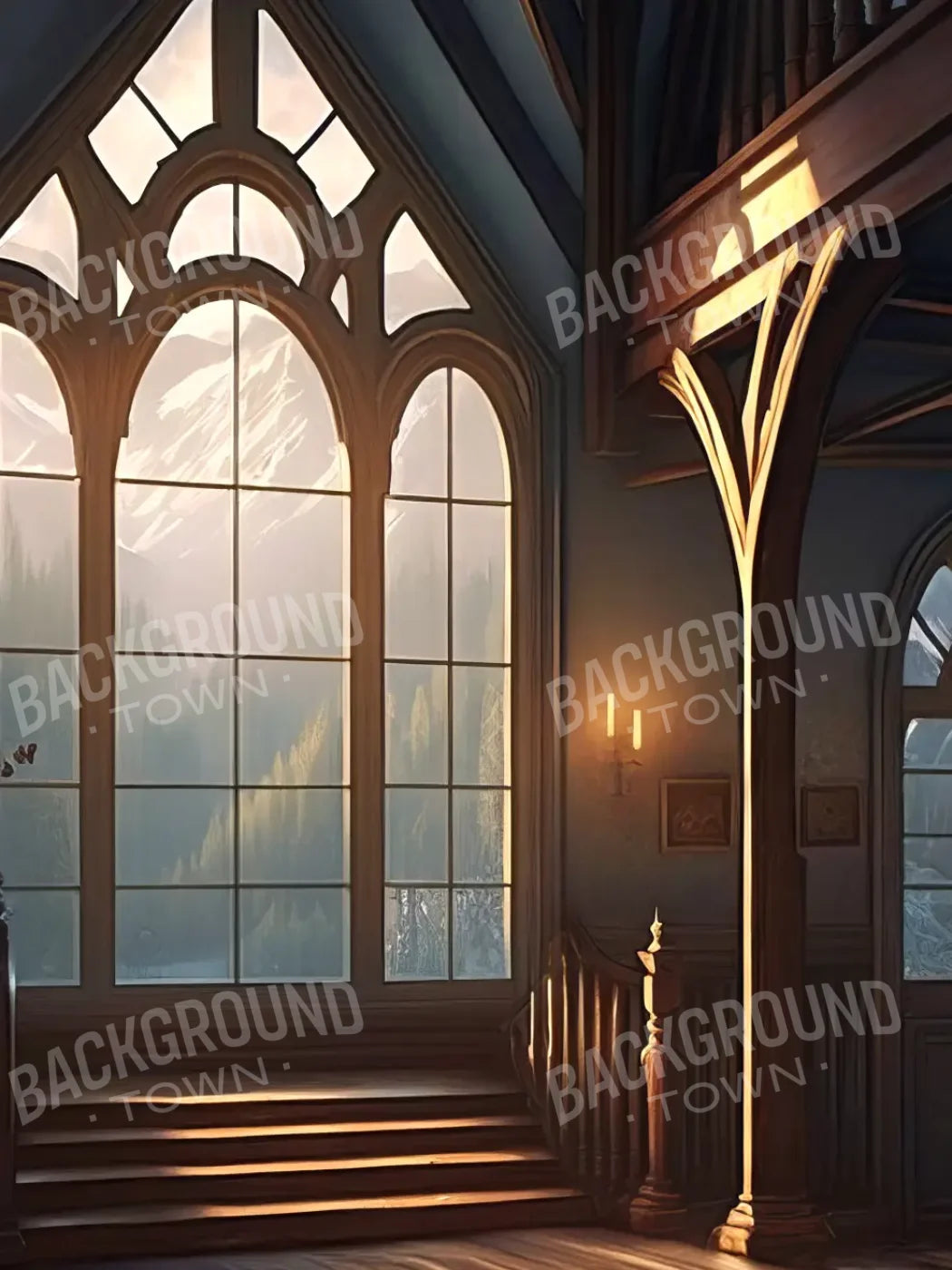 Reflections Of Home 5’x6’8 Fleece (60 x 80 inch) Backdrop