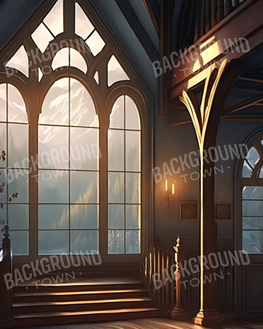 Reflections Of Home 8’x10’ Fleece (96 x 120 inch) Backdrop