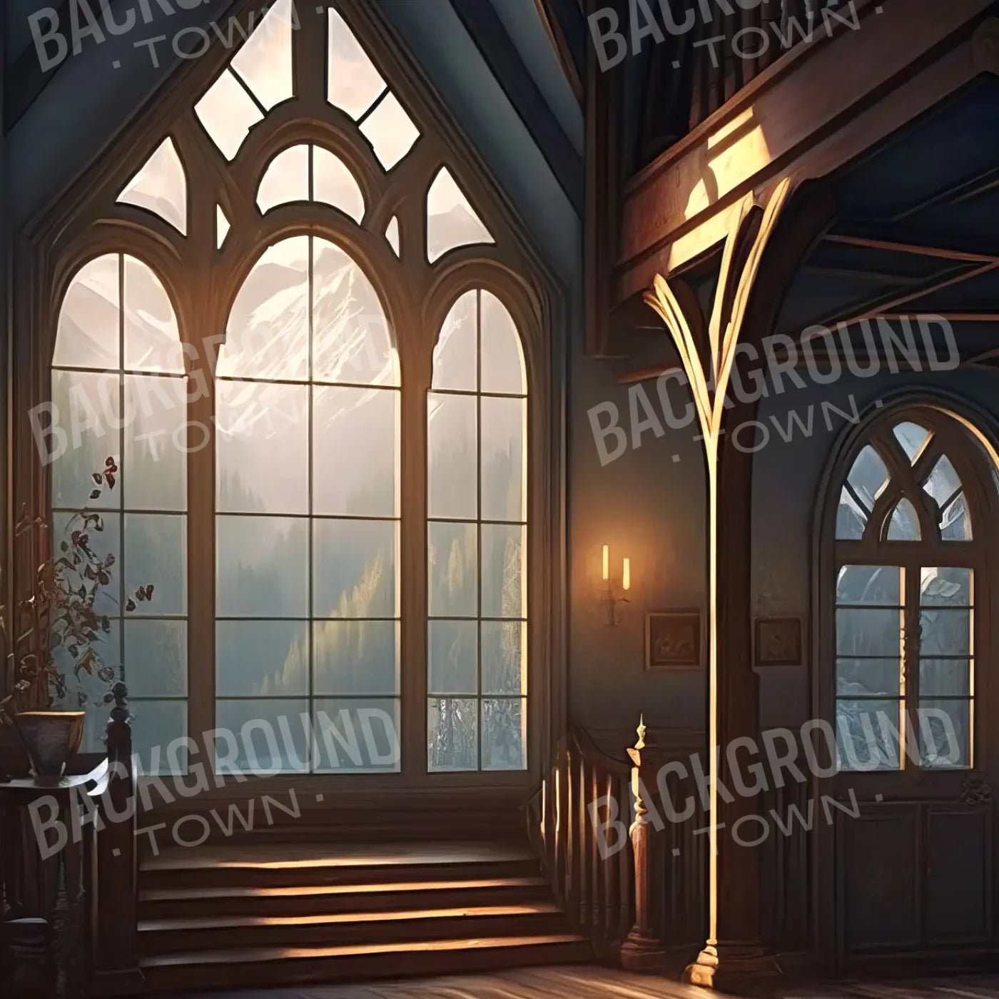 Reflections Of Home 8’x8’ Fleece (96 x 96 inch) Backdrop