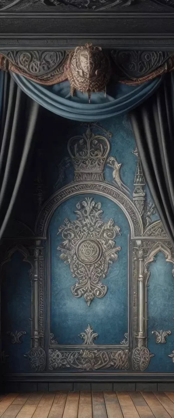 Regal Blue Bedroom 2 5’X12’ Ultracloth For Westcott X-Drop (60 X 144 Inch) Backdrop