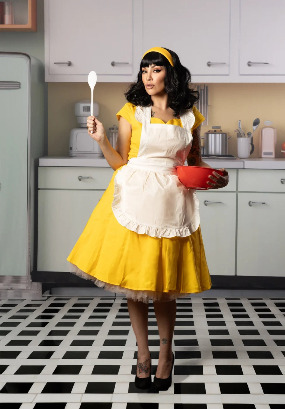 Retro Kitchen Backdrop