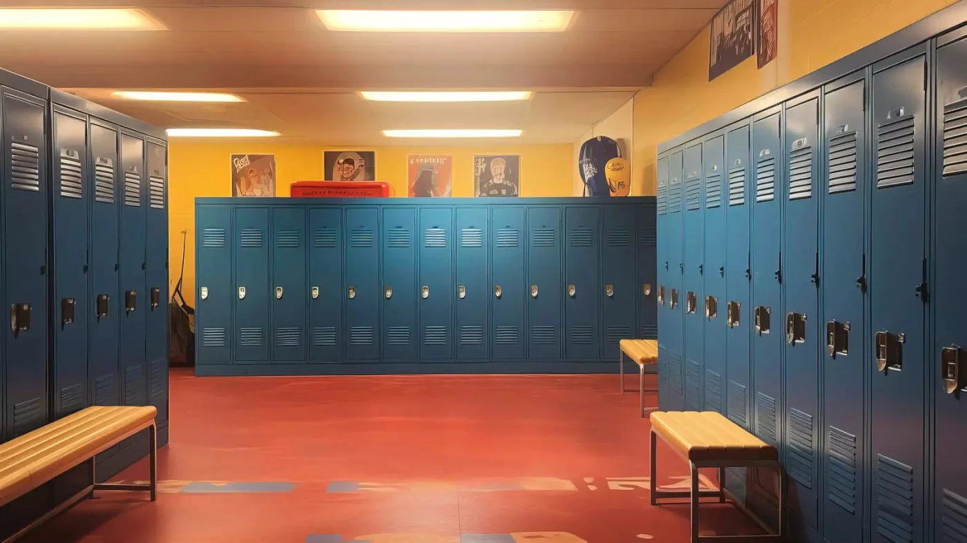Sports Locker Room 14X8 Ultracloth ( 168 X 96 Inch ) Backdrop