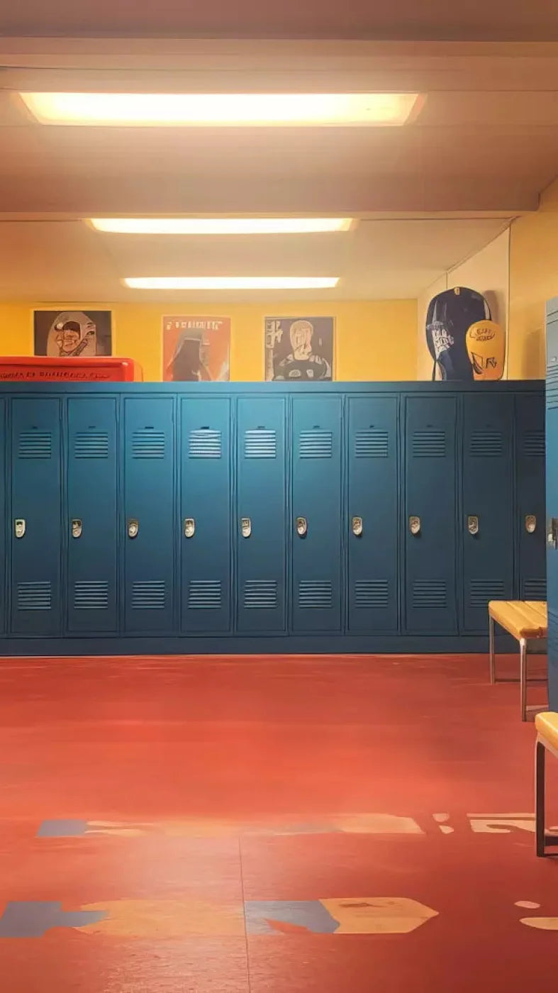 Sports Locker Room 8X14 Ultracloth ( 96 X 168 Inch ) Backdrop