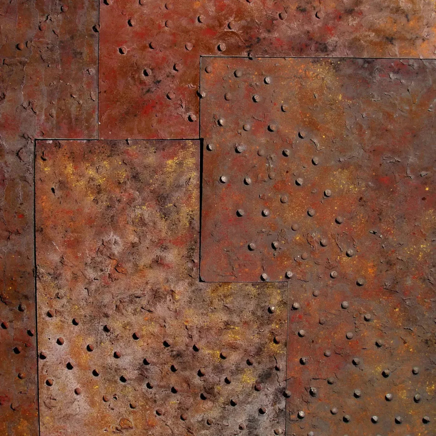Rivet Rubbermat Floor 5X5 ( 60 X Inch )