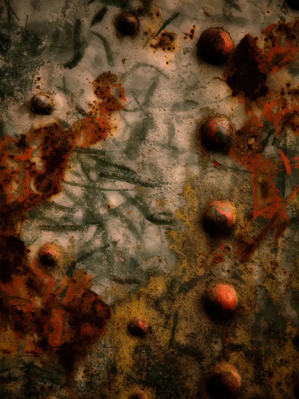 Rivets Dark 5’X6’8’’ Fleece (60 X 80 Inch) Backdrop