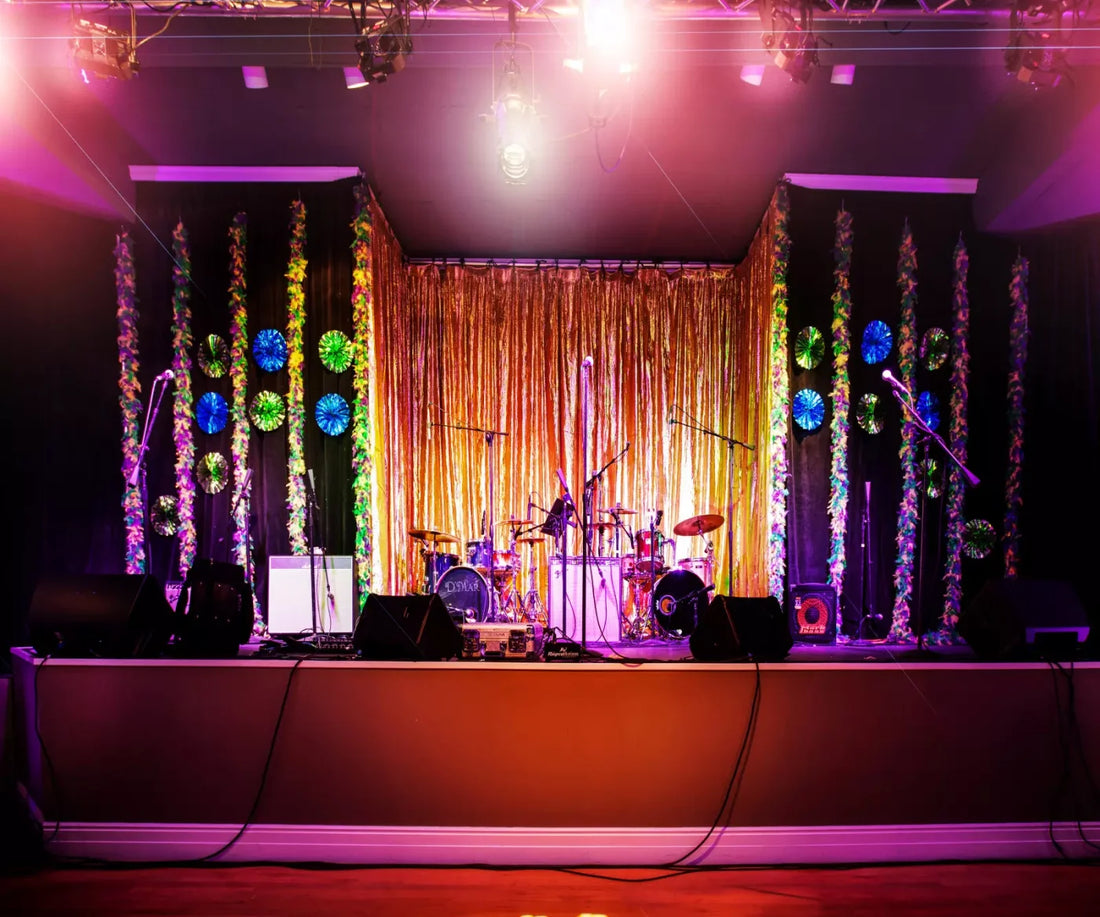 Rockband 5’X4’2’ Fleece (60 X 50 Inch) Backdrop