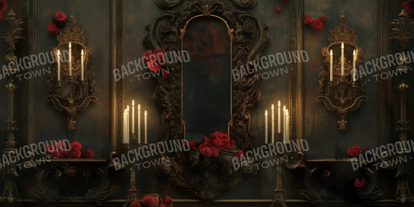 Rococo Parlor Wall 16’x8’ UltraCloth (192 x 96 inch) Backdrop