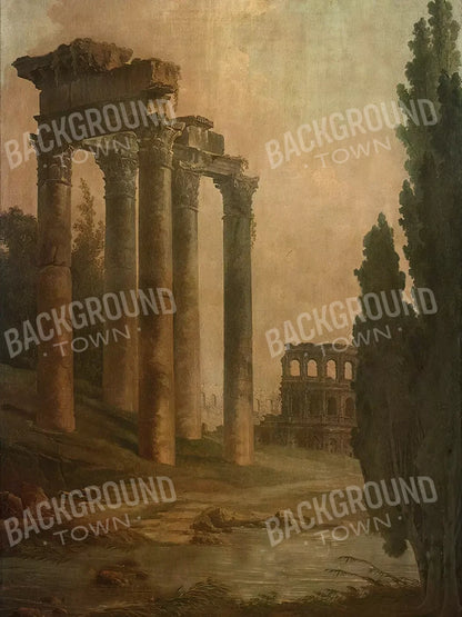Roman Ruins 5’X6’8 Fleece (60 X 80 Inch) Backdrop
