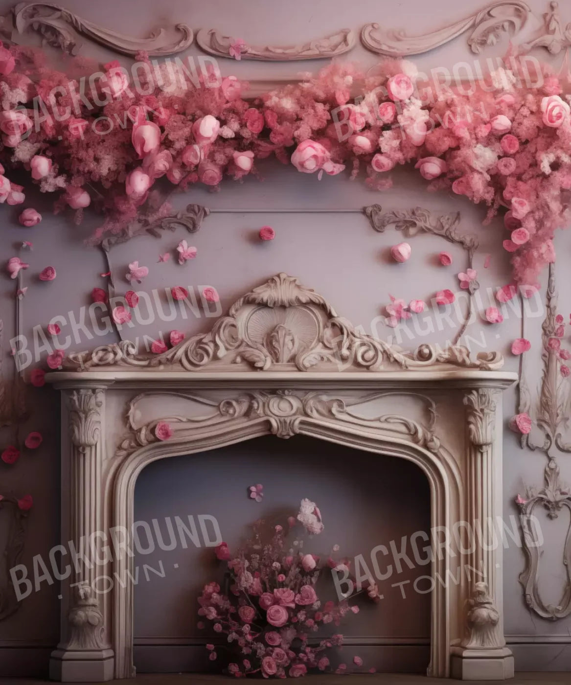 Pink, Brown Backdrop for Photography
