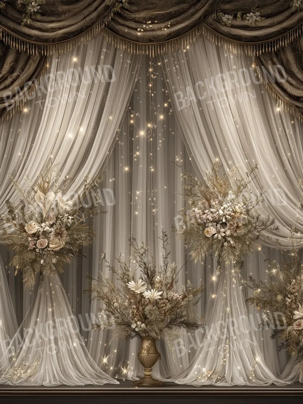 Romantic Stage 5’x6’8 Fleece (60 x 80 inch) Backdrop