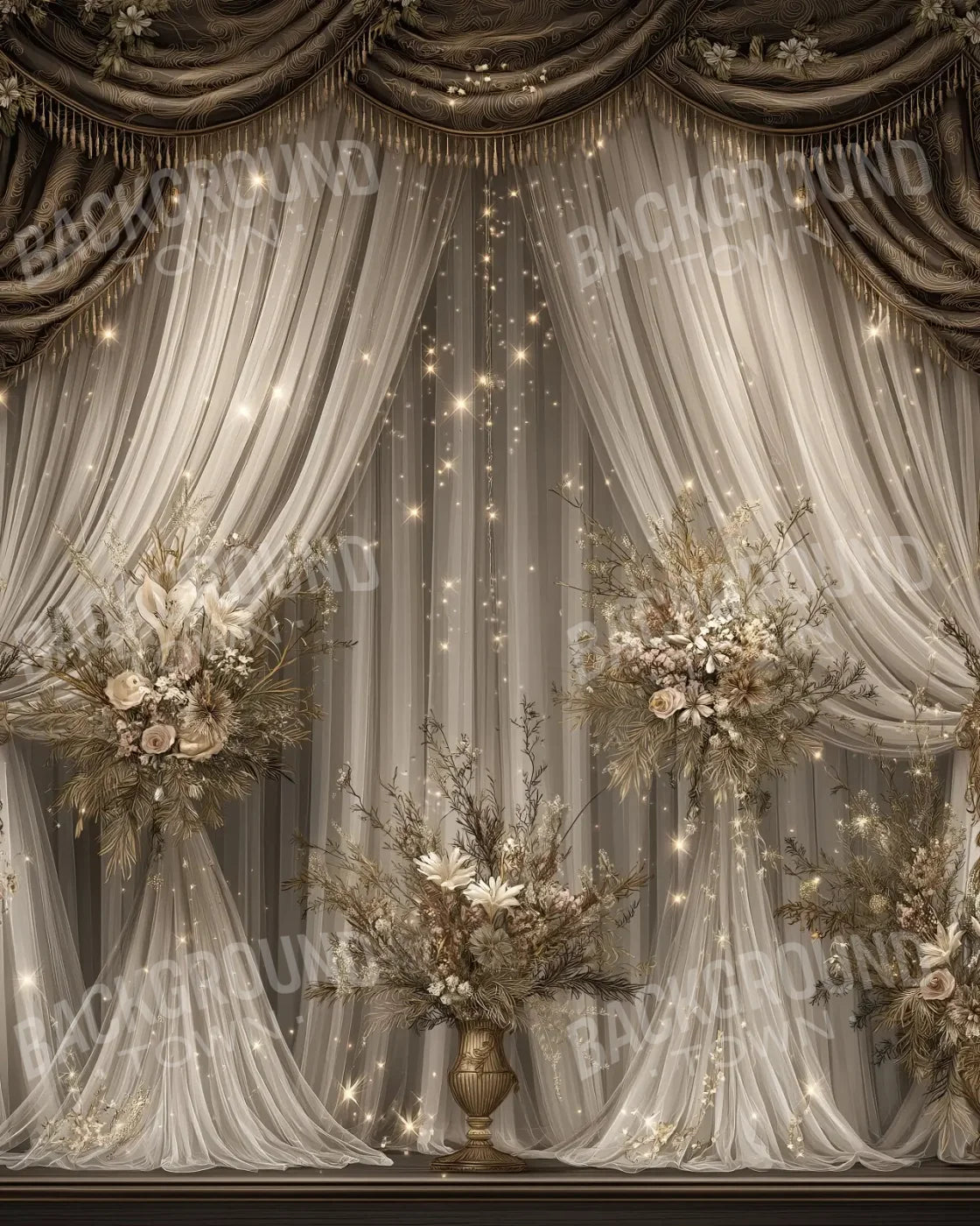 Romantic Stage 8’x10’ Fleece (96 x 120 inch) Backdrop