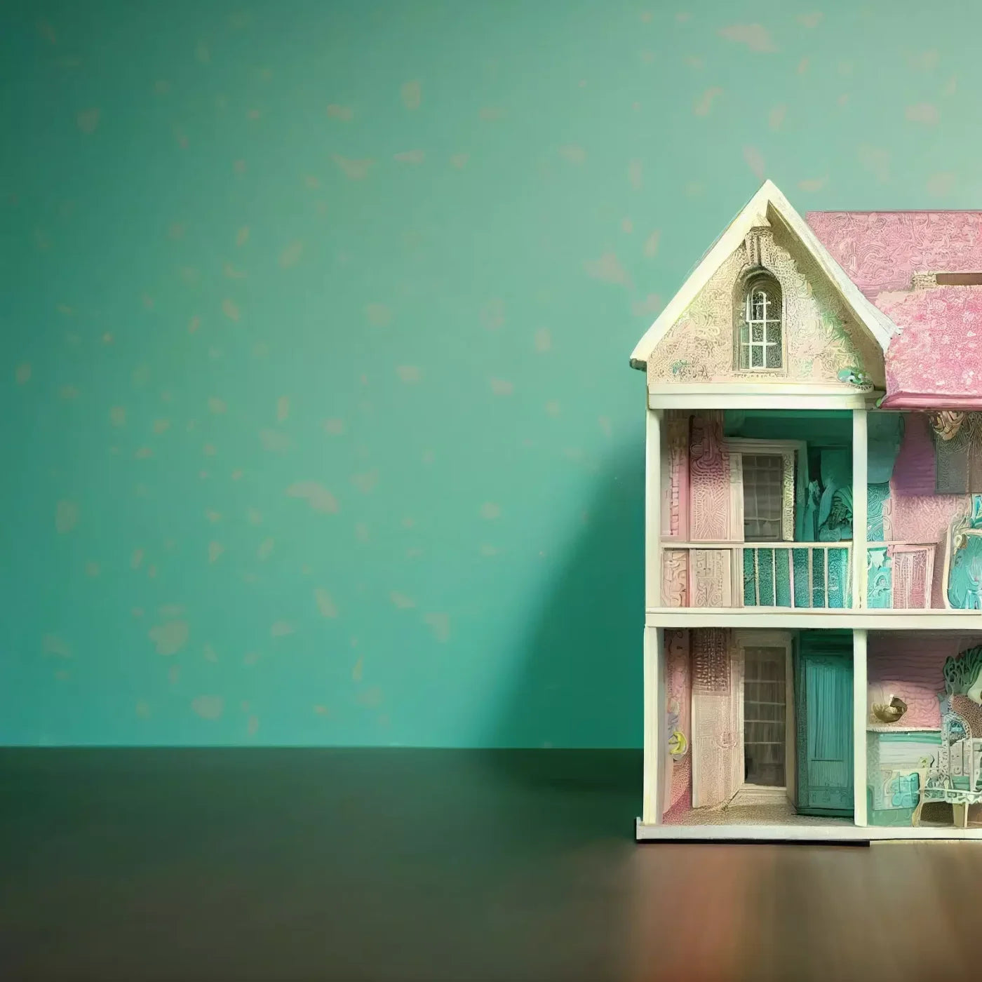 Room Doll House 10’X10’ Ultracloth (120 X Inch) Backdrop