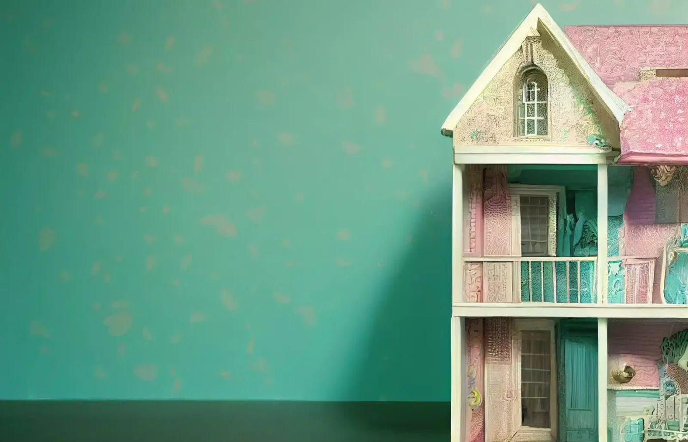 Room Doll House 14’X9’ Ultracloth (168 X 108 Inch) Backdrop