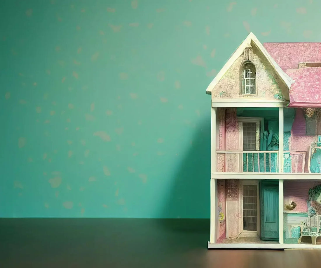 Room Doll House 5’X4’2 Fleece (60 X 50 Inch) Backdrop