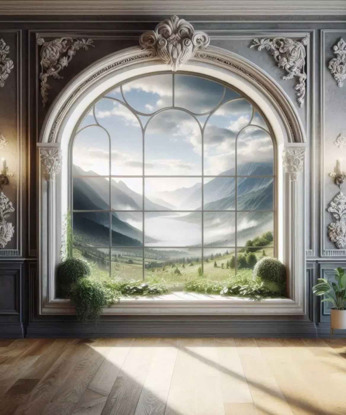 Room With A View 10’X12’ Ultracloth (120 X 144 Inch) Backdrop