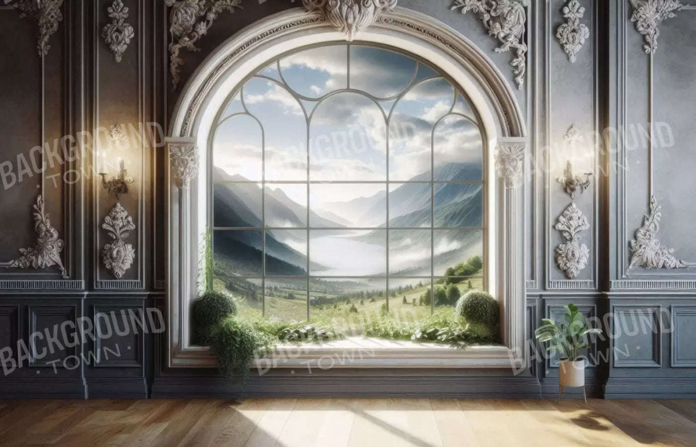 Room With A View 14’X9’ Ultracloth (168 X 108 Inch) Backdrop