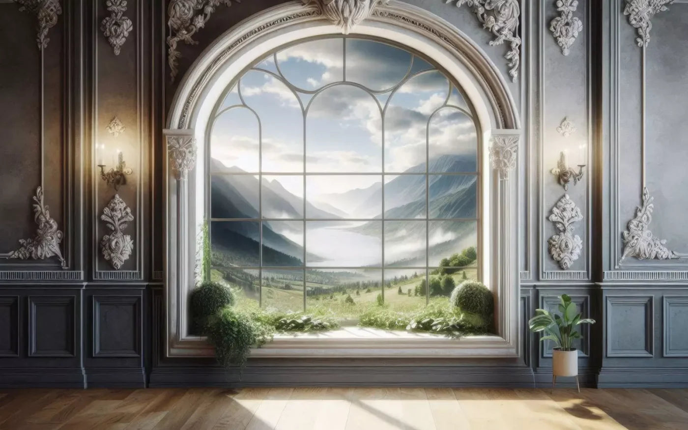 Room With A View 16’X10’ Ultracloth (192 X 120 Inch) Backdrop