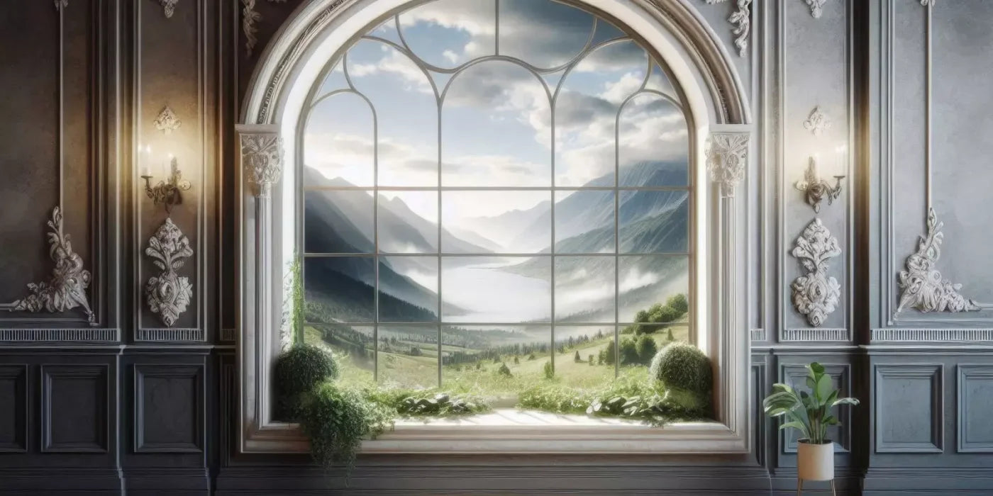 Room With A View 16’X8’ Ultracloth (192 X 96 Inch) Backdrop
