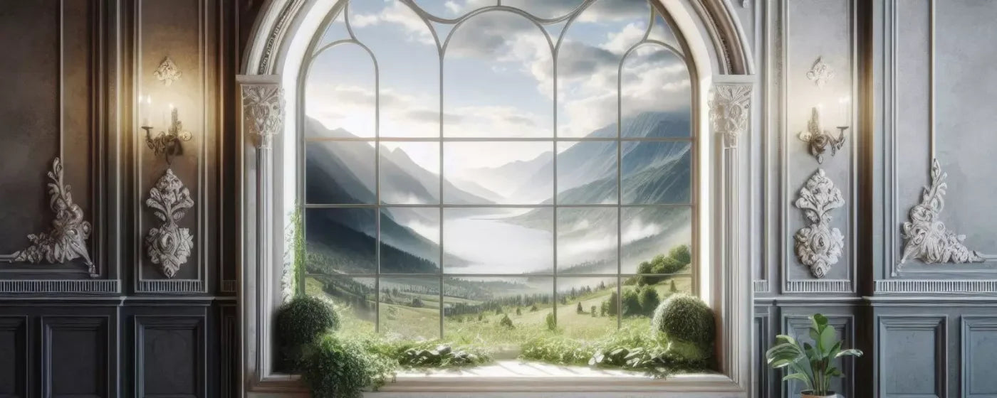 Room With A View 20’X8’ Ultracloth (240 X 96 Inch) Backdrop