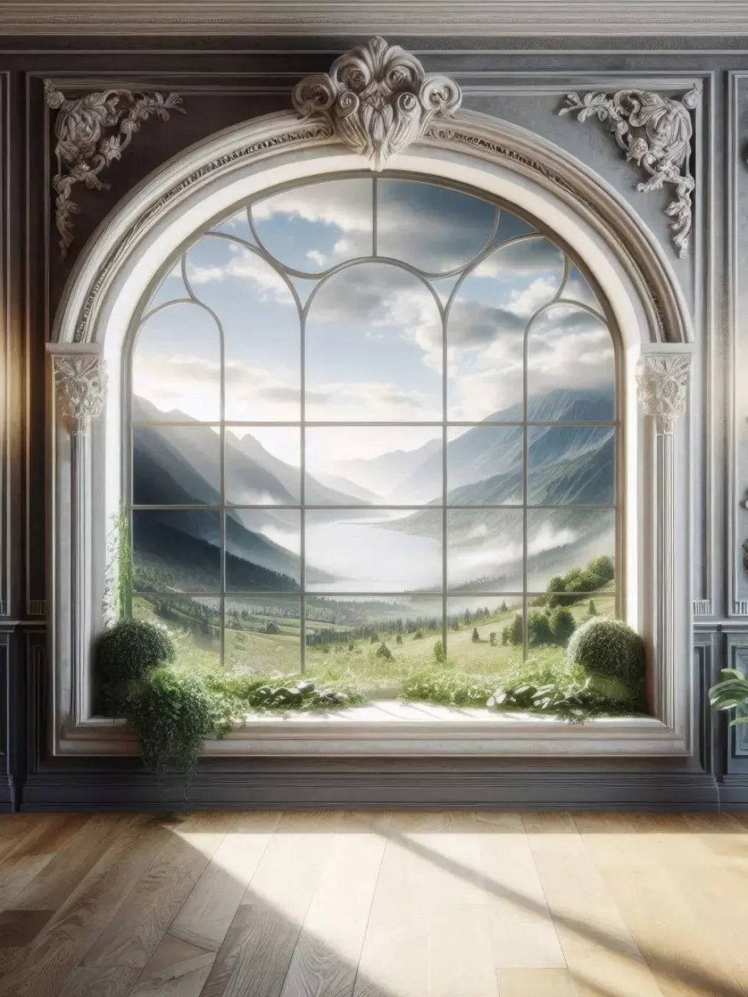 Room With A View 6’X8’ Fleece (72 X 96 Inch) Backdrop