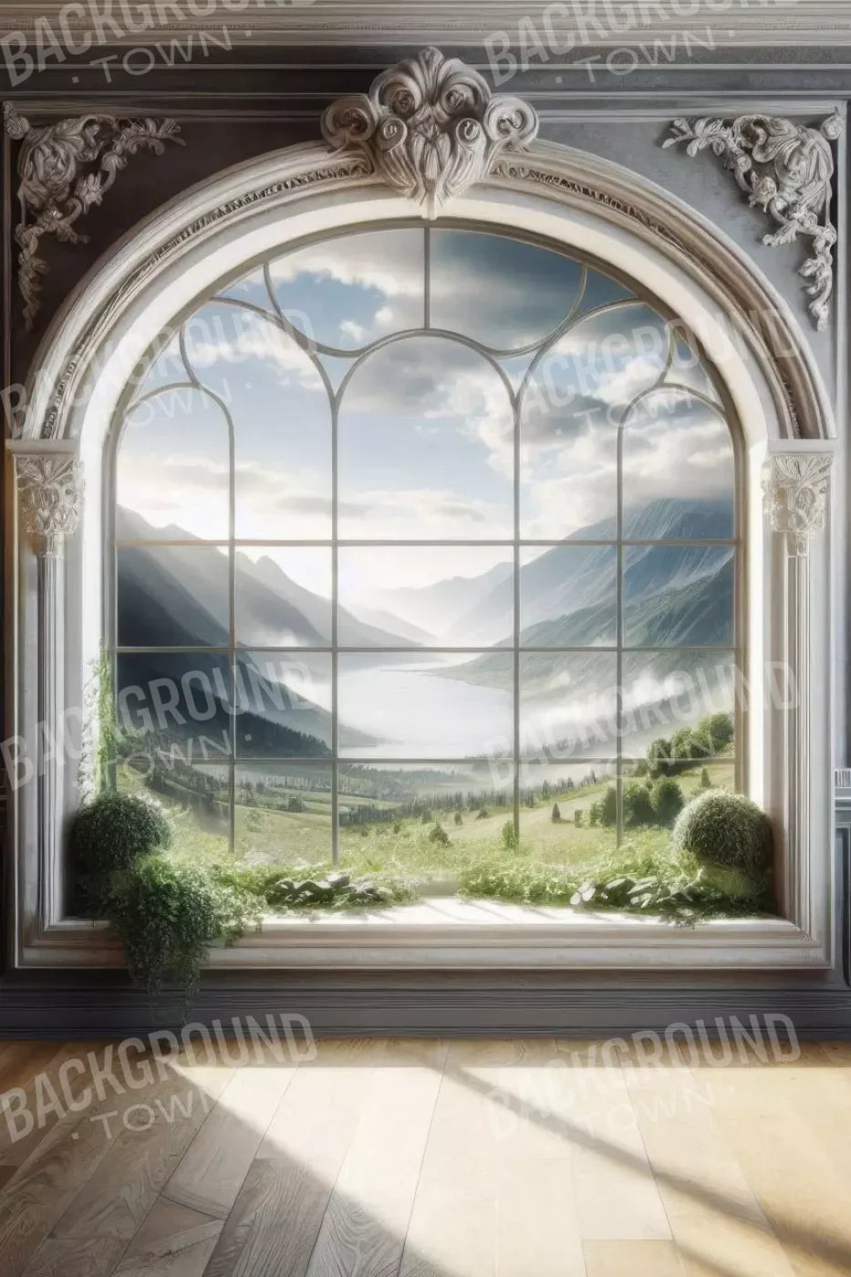 Room With A View 8’X12’ Ultracloth (96 X 144 Inch) Backdrop