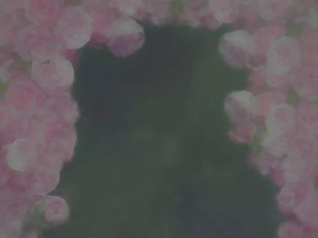 Rose Play Arch 68X5 Fleece ( 80 X 60 Inch ) Backdrop