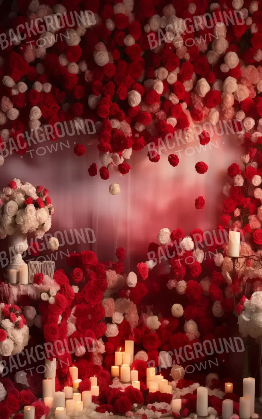 Roses Forever I 5’X8’ Ultracloth (60 X 96 Inch) Backdrop