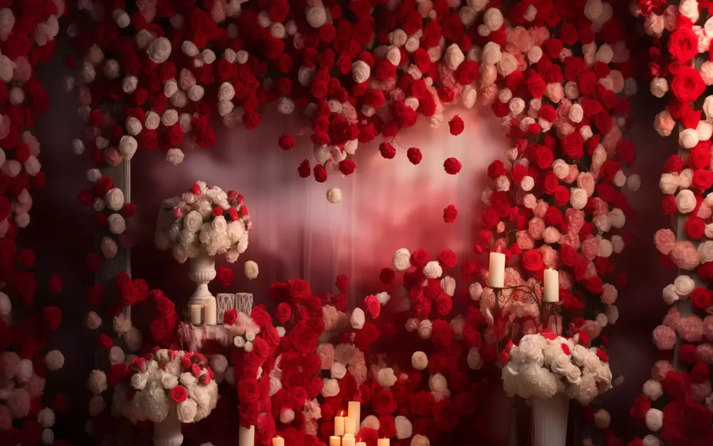 Roses Forever I 16’X10’ Ultracloth (192 X 120 Inch) Backdrop