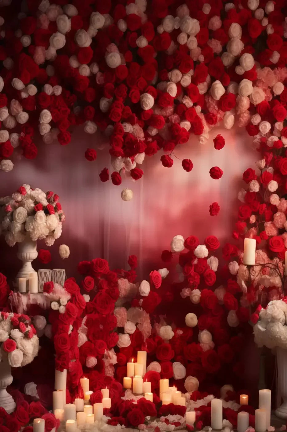 Roses Forever I 8’X12’ Ultracloth (96 X 144 Inch) Backdrop