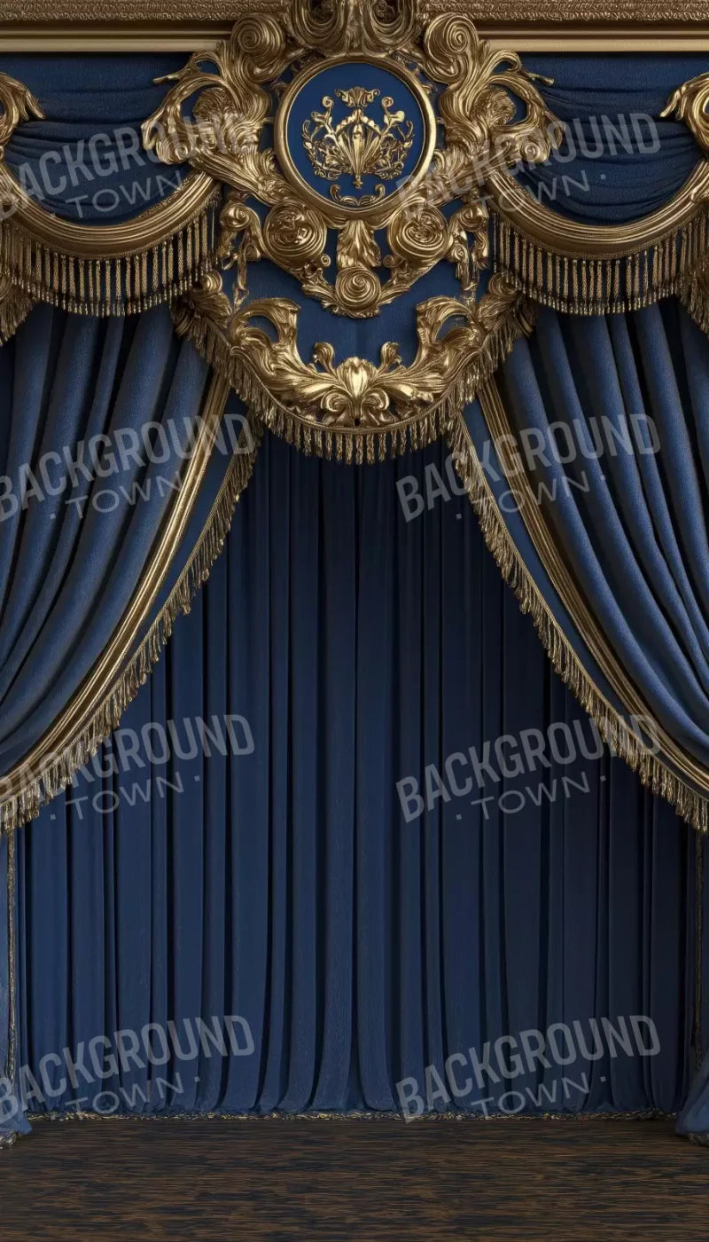 Royal Blue Bed Alcove 8’X14’ Ultracloth (96 X 168 Inch) Backdrop