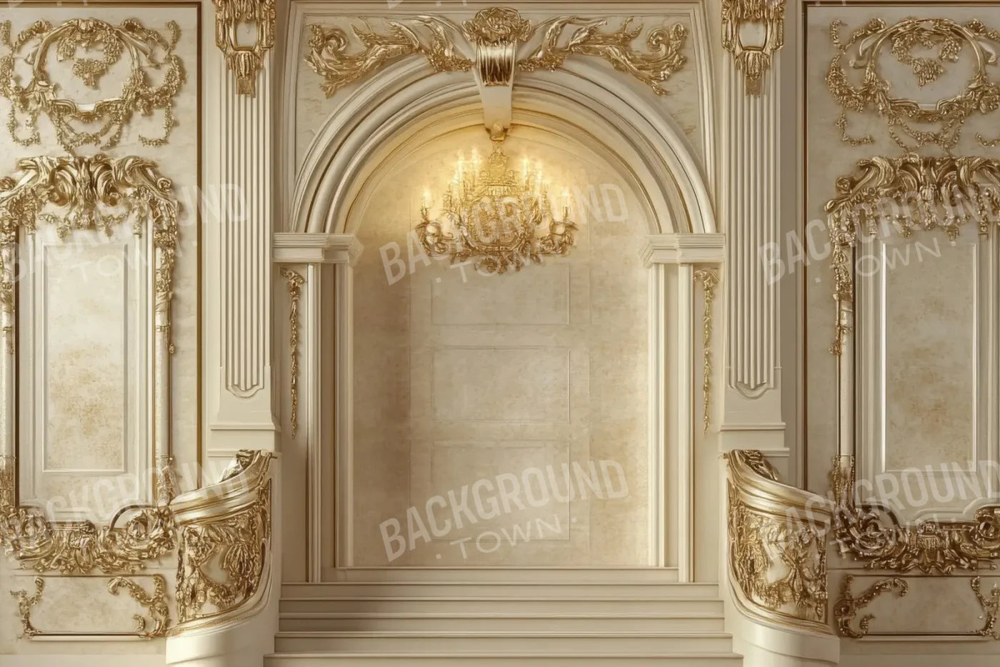 Royal Golden Room 12’x8’ UltraCloth (144 x 96 inch) Backdrop