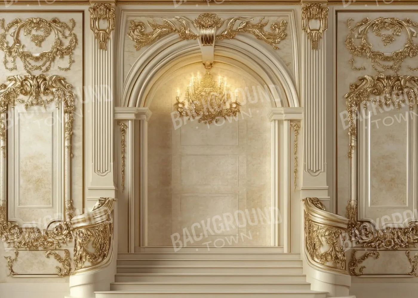 Royal Golden Room 7’x5’ UltraCloth (84 x 60 inch) Backdrop