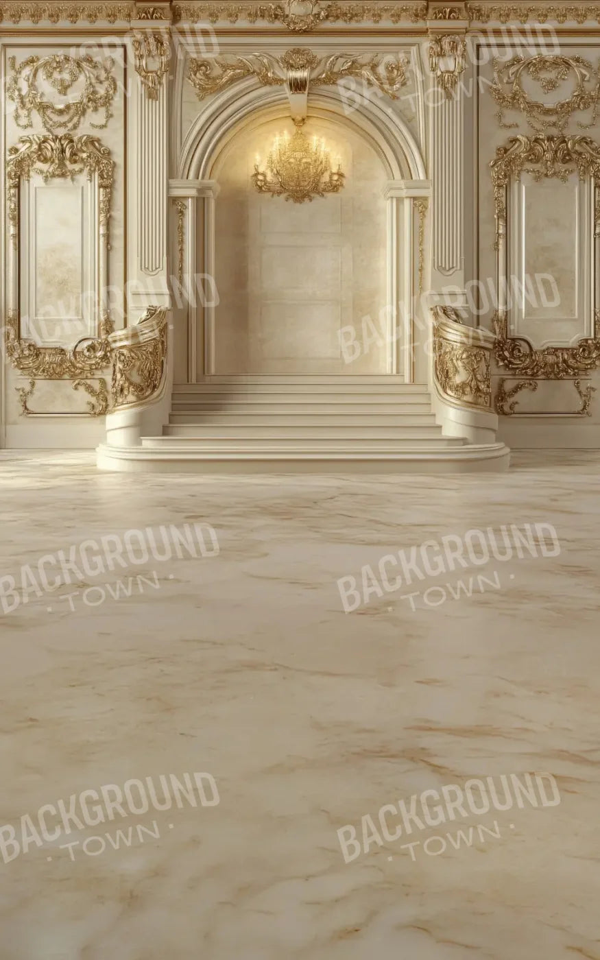 White Brown Gold Backdrop for Photography