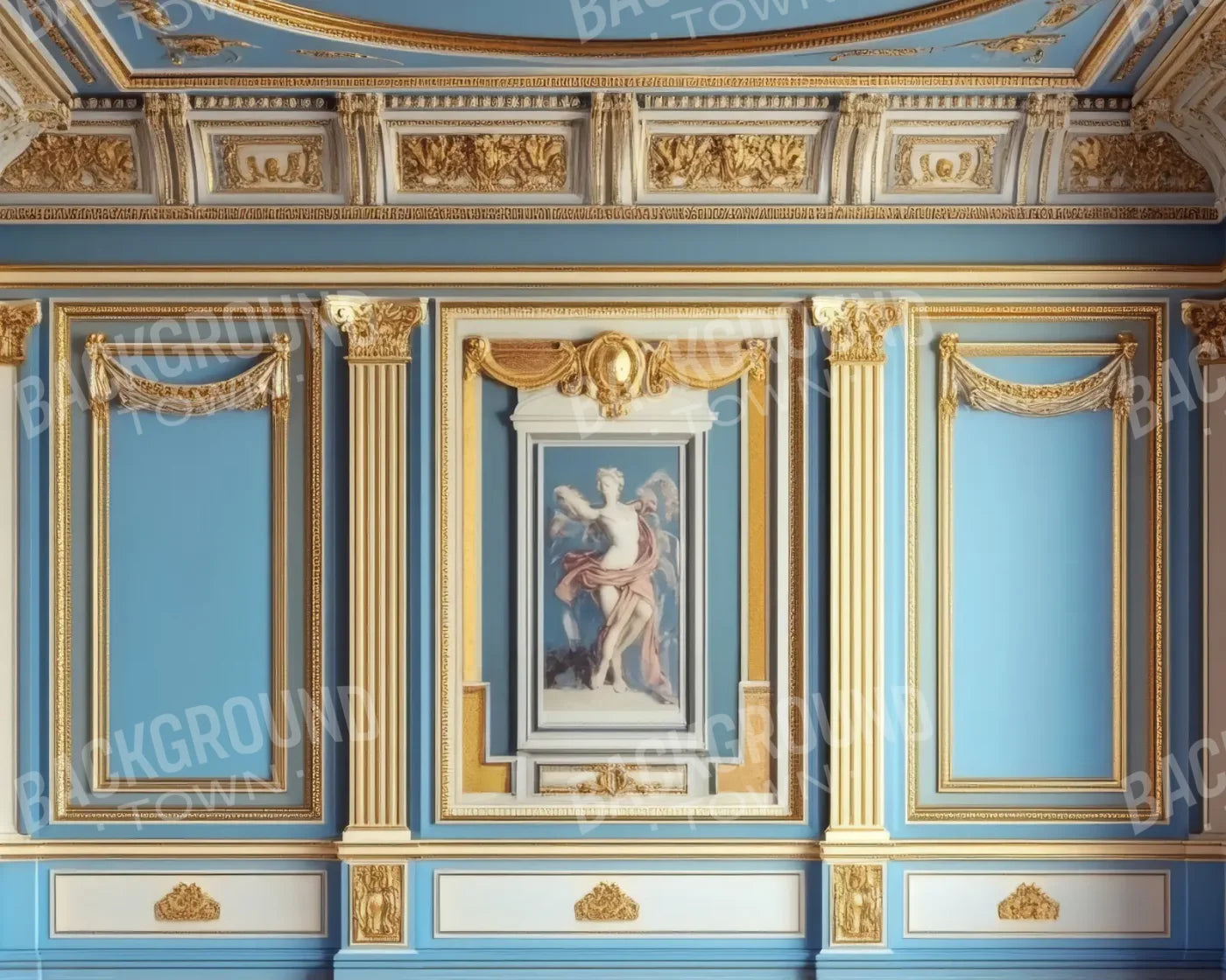 Royal Room 10’x8’ Fleece (120 x 96 inch) Backdrop