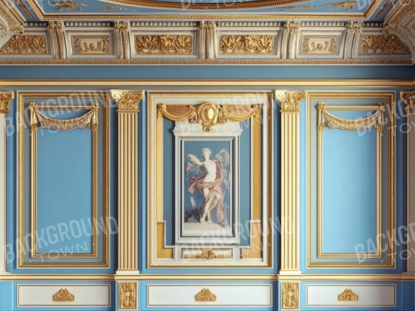 Royal Room 8’x6’ Fleece (96 x 72 inch) Backdrop