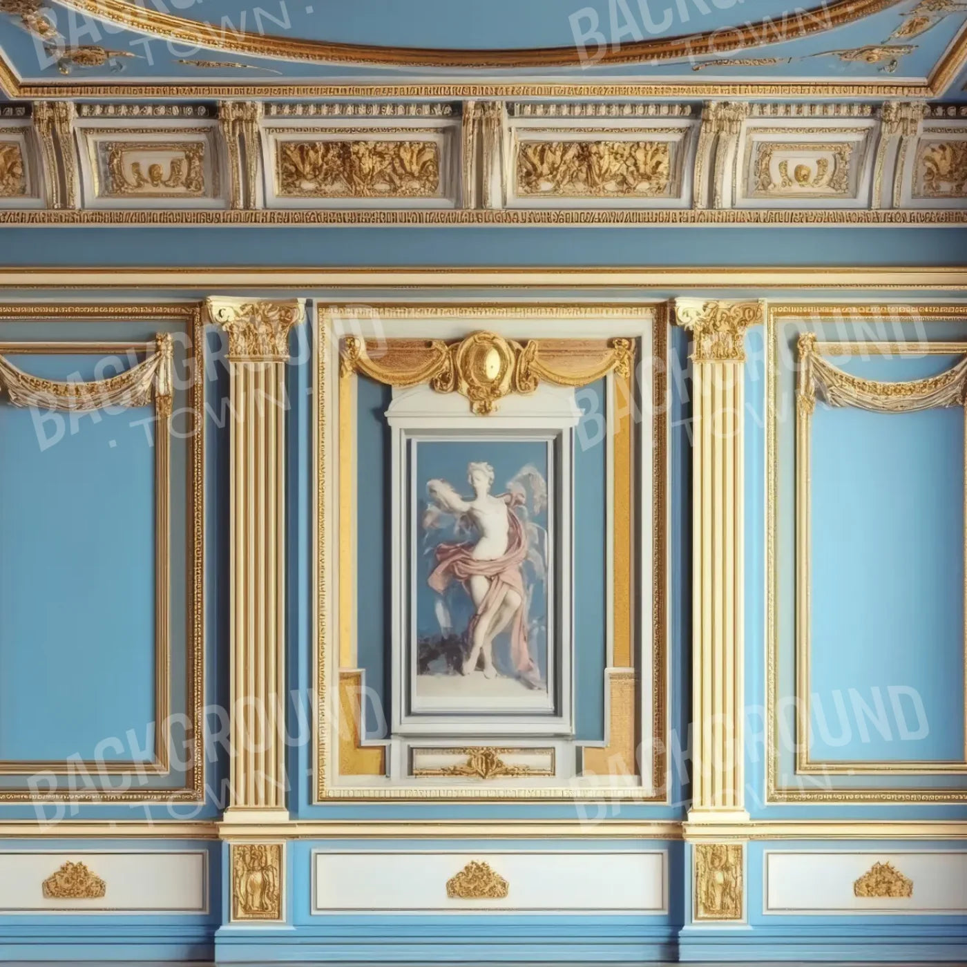 Royal Room 8’x8’ Fleece (96 x 96 inch) Backdrop