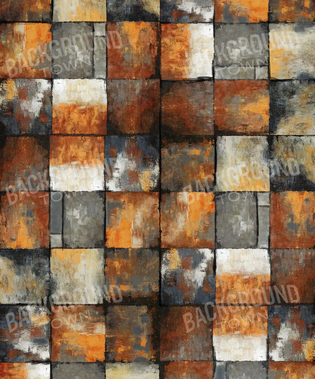 Orange Painted Backdrop for Photography