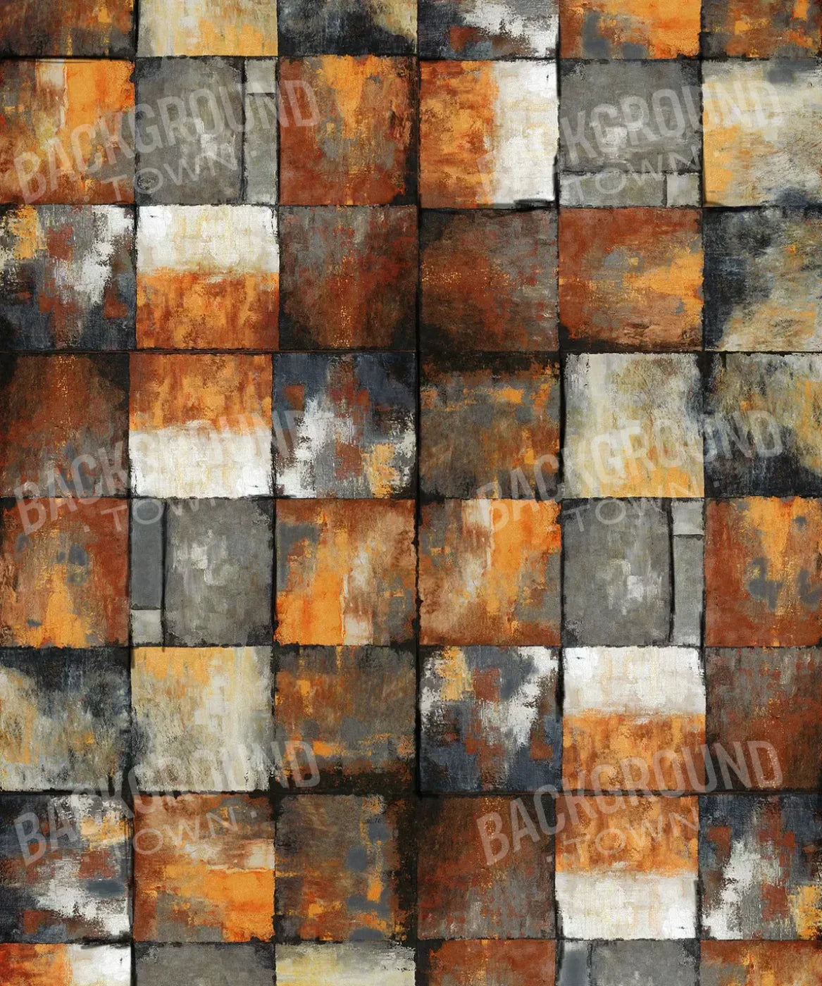 Orange Painted Backdrop for Photography