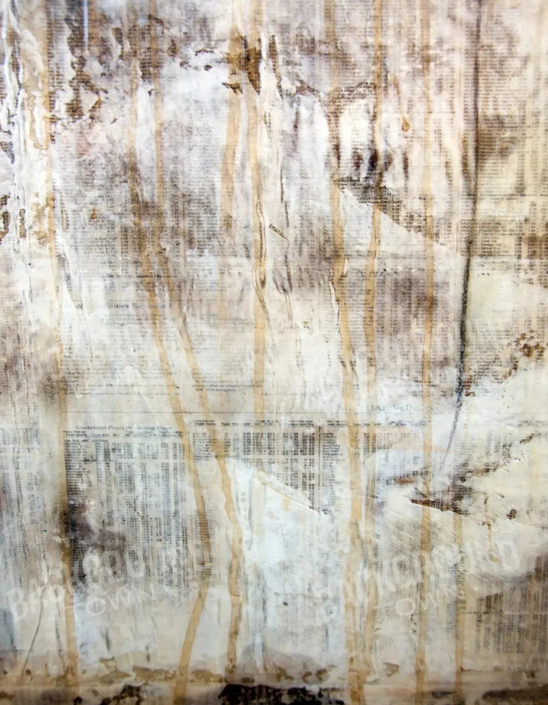 Runny News 6X8 Fleece ( 72 X 96 Inch ) Backdrop
