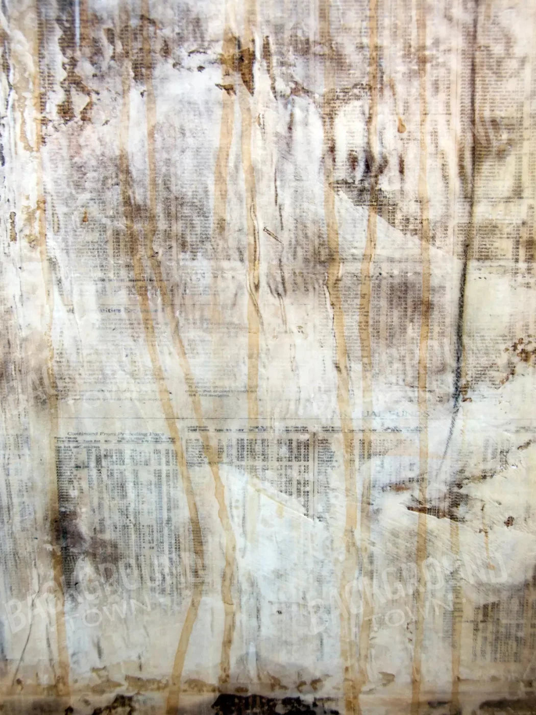 Runny News 8X10 Fleece ( 96 X 120 Inch ) Backdrop
