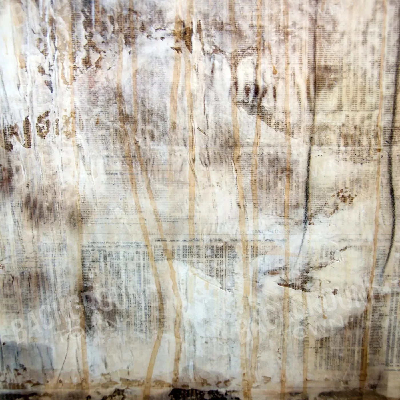 Runny News 8X8 Fleece ( 96 X Inch ) Backdrop
