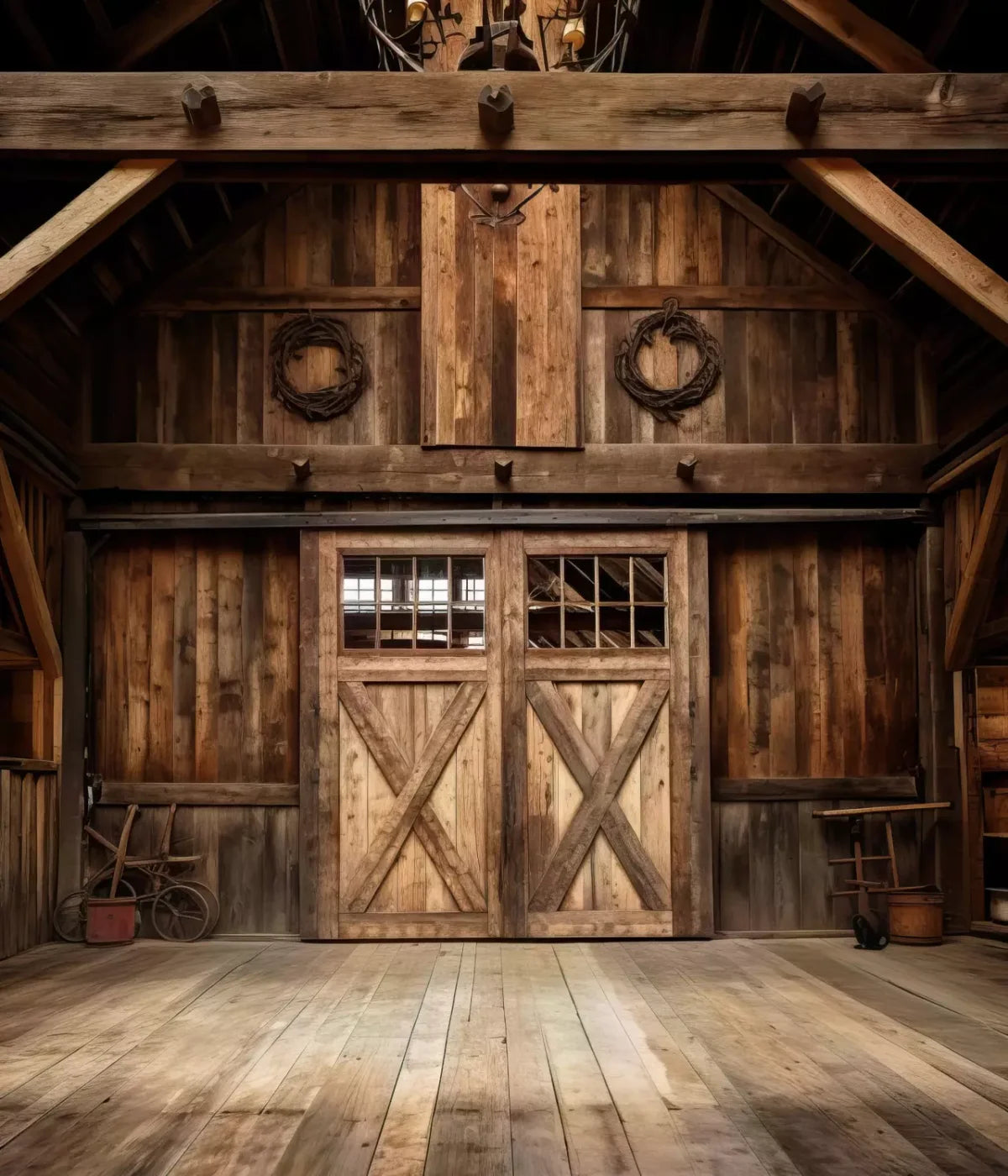 Rural Elegance Barn Ii 10X12 Ultracloth ( 120 X 144 Inch ) Backdrop