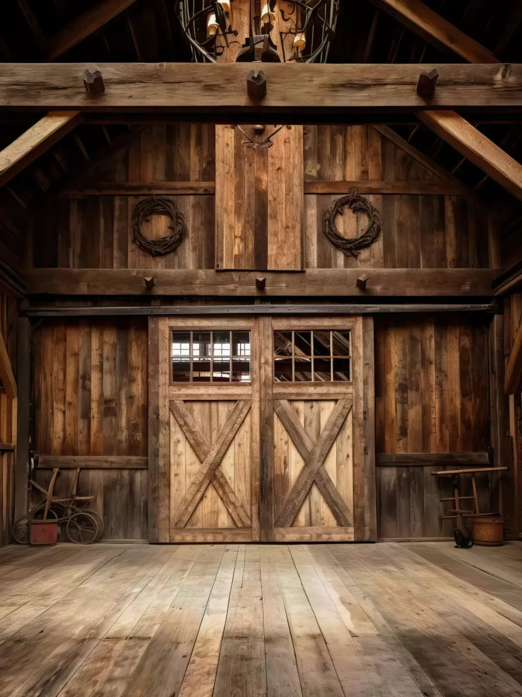 Rural Elegance Barn Ii 5X7 Ultracloth ( 60 X 84 Inch ) Backdrop