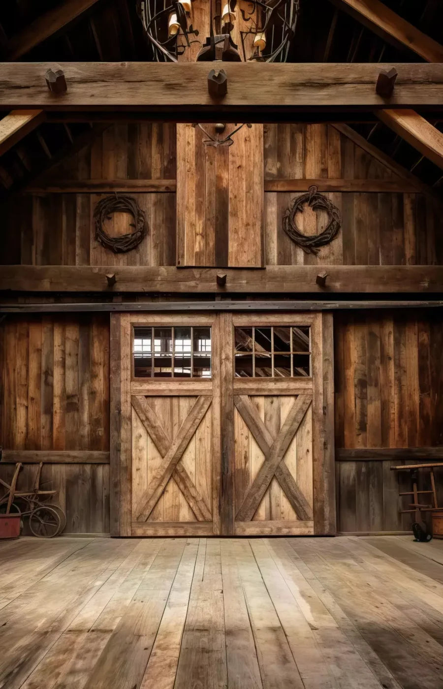 Rural Elegance Barn Ii 8X12 Ultracloth ( 96 X 144 Inch ) Backdrop