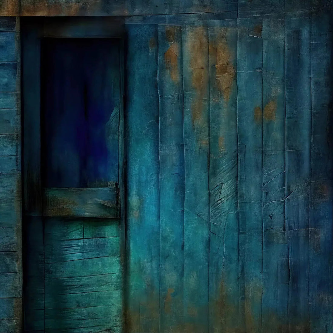 Rustic Blues Iii 10X10 Ultracloth ( 120 X Inch ) Backdrop