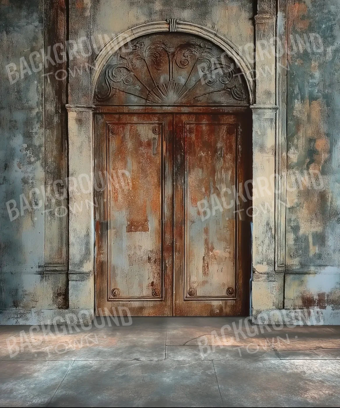 Rustic Castle Door 10’x12’ UltraCloth (120 x 144 inch) Backdrop